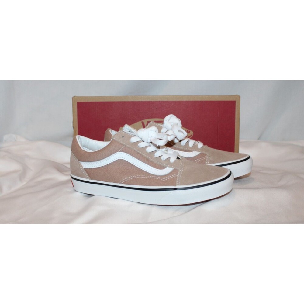 NEW Vans Men 6 Women 7.5 Old Skool Original Slip On Sneakers Taupe